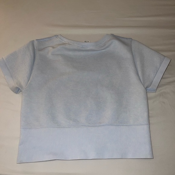 OFFLINE By Aerie Sidewalk Seamless Cropped T-Shirt Ribbed - Picture 3 of 3